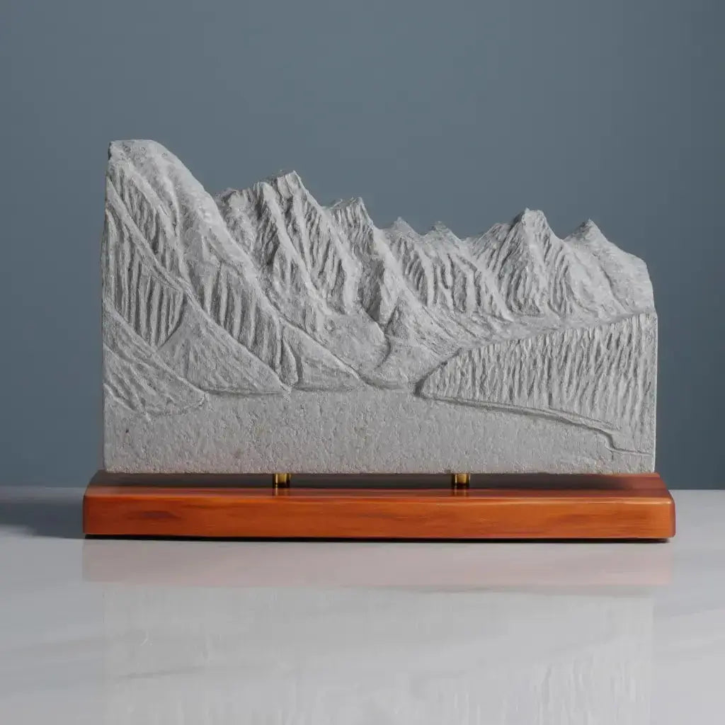 Valley of the Ten Peaks Sculpture (Moraine Lake, Canada) Sculpted Peaks
