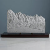 Valley of the Ten Peaks Sculpture (Moraine Lake, Canada) Sculpted Peaks