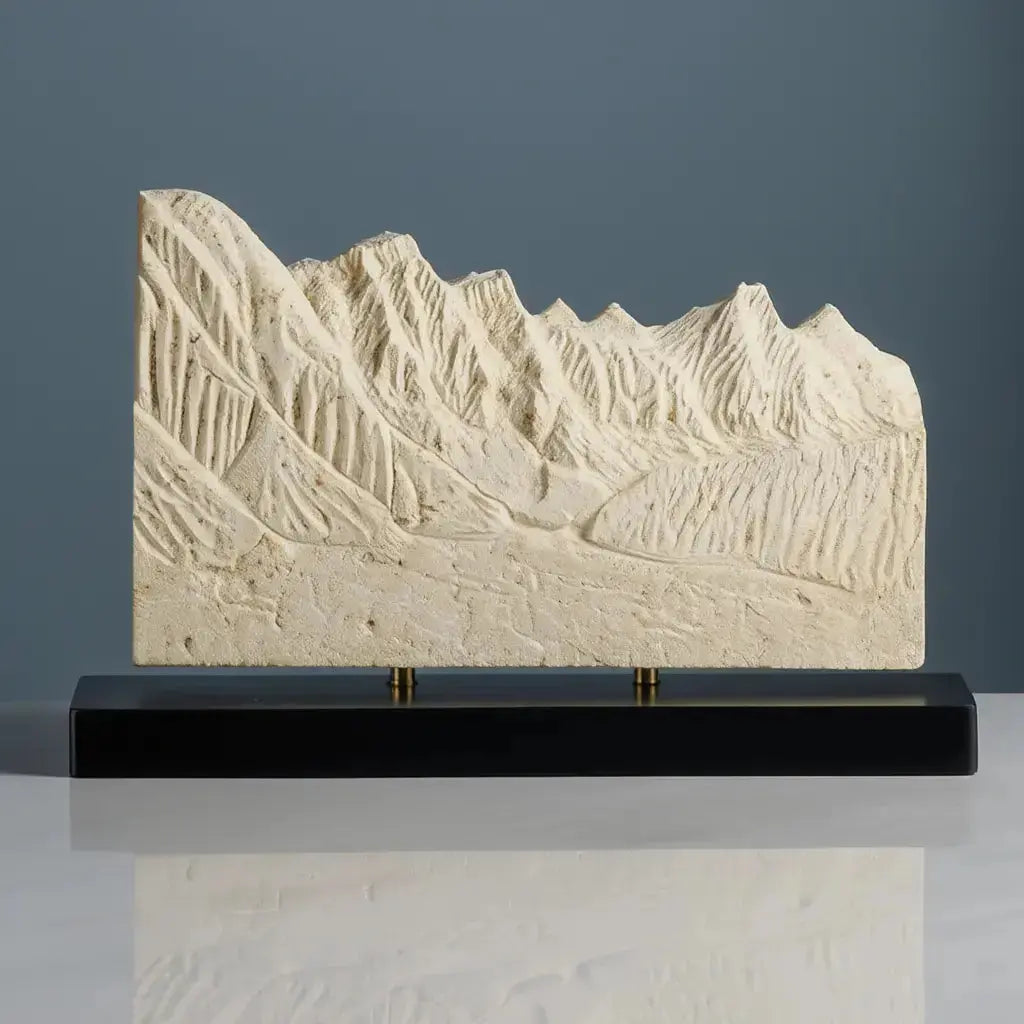 Valley of the Ten Peaks Sculpture (Moraine Lake, Canada) Sculpted Peaks