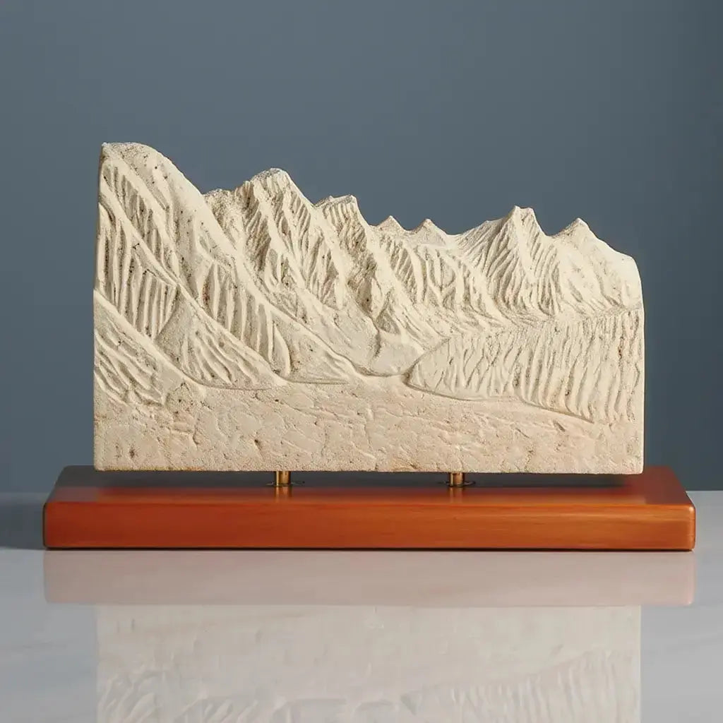 Valley of the Ten Peaks Sculpture (Moraine Lake, Canada) Sculpted Peaks