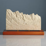 Valley of the Ten Peaks Sculpture (Moraine Lake, Canada) Sculpted Peaks