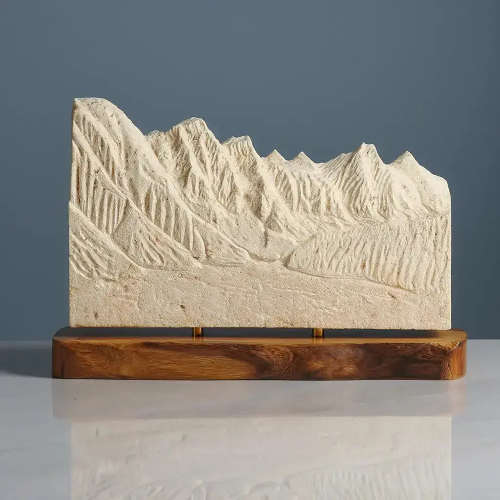 Valley of the Ten Peaks Sculpture (Moraine Lake, Canada) Sculpted Peaks