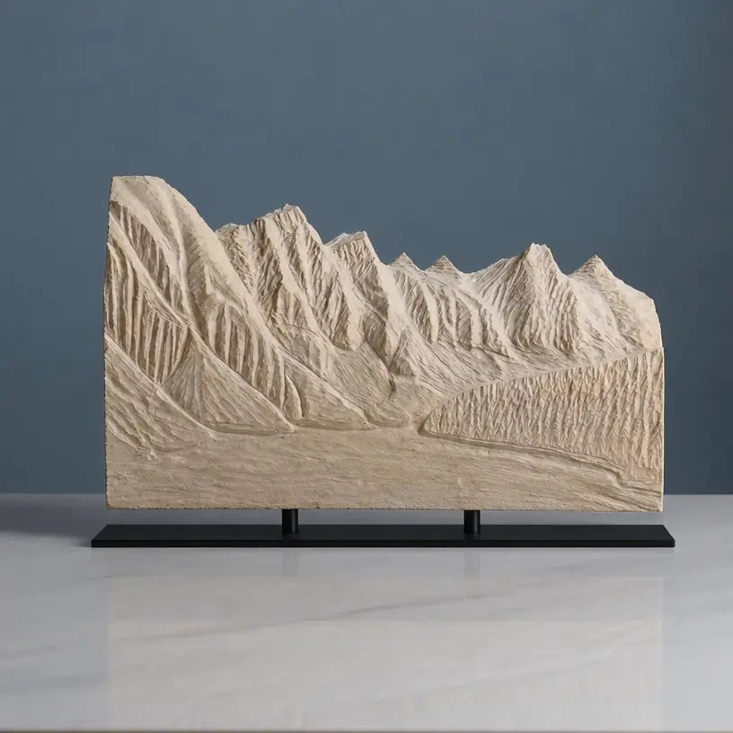 Valley of the Ten Peaks Sculpture (Moraine Lake, Canada) Sculpted Peaks