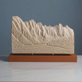 Valley of the Ten Peaks Sculpture (Moraine Lake, Canada) Sculpted Peaks