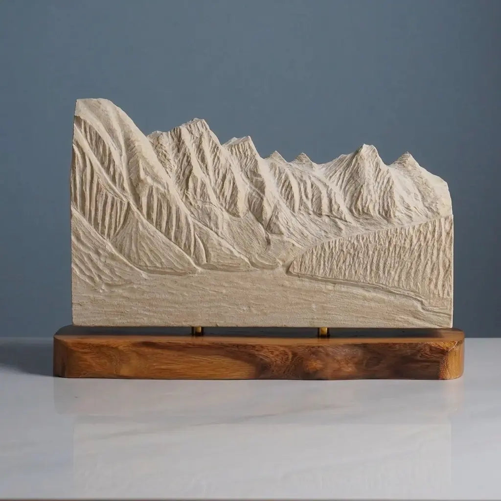 Valley of the Ten Peaks Sculpture (Moraine Lake, Canada) Sculpted Peaks