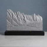 Valley of the Ten Peaks Sculpture (Moraine Lake, Canada) Sculpted Peaks