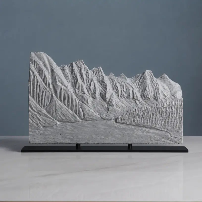 Valley of the Ten Peaks Sculpture (Moraine Lake, Canada) Sculpted Peaks
