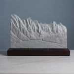 Valley of the Ten Peaks Sculpture (Moraine Lake, Canada) Sculpted Peaks
