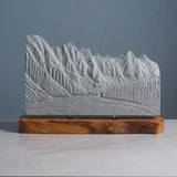 Valley of the Ten Peaks Sculpture (Moraine Lake, Canada) Sculpted Peaks