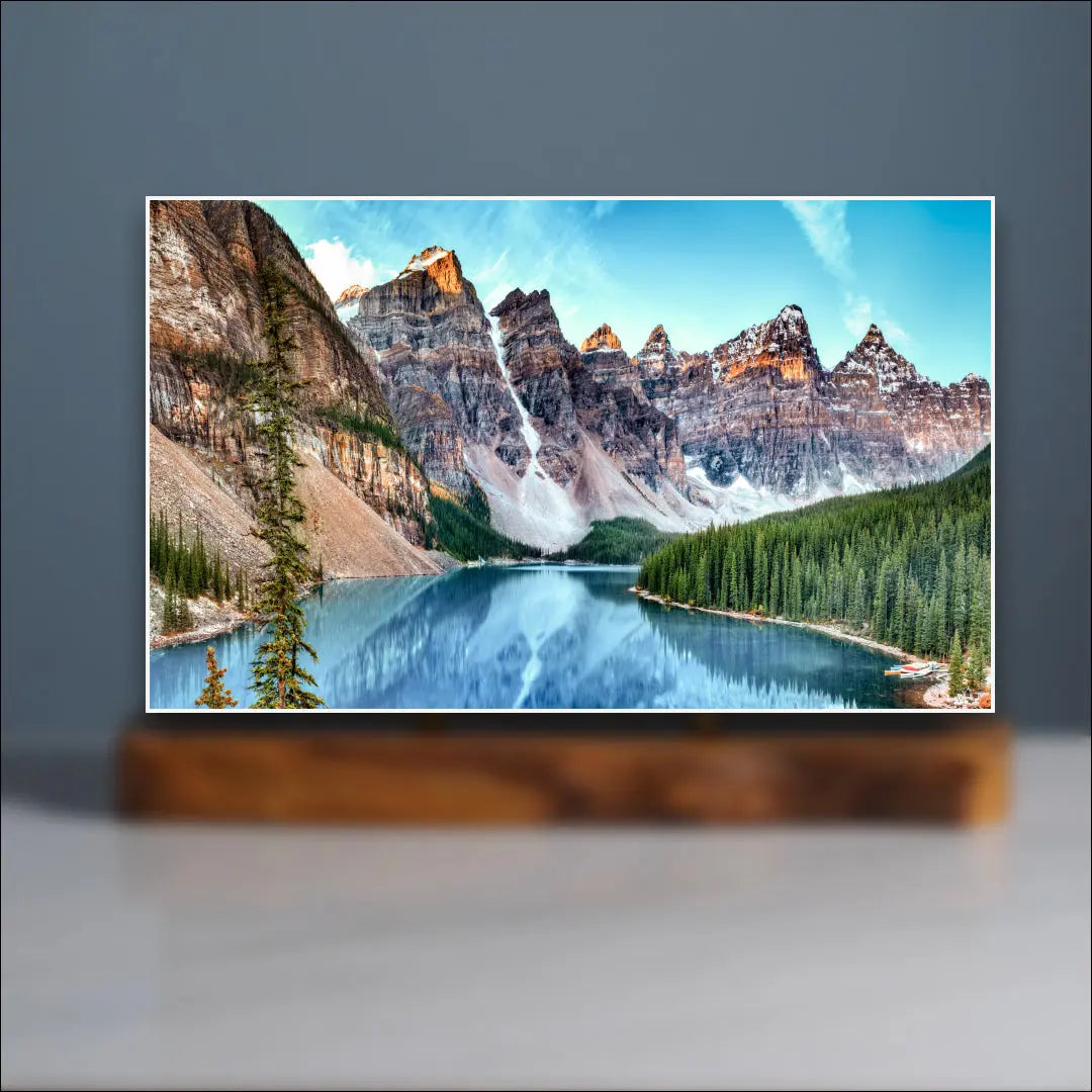 Valley of the Ten Peaks Sculpture (Moraine Lake, Canada) Sculpted Peaks