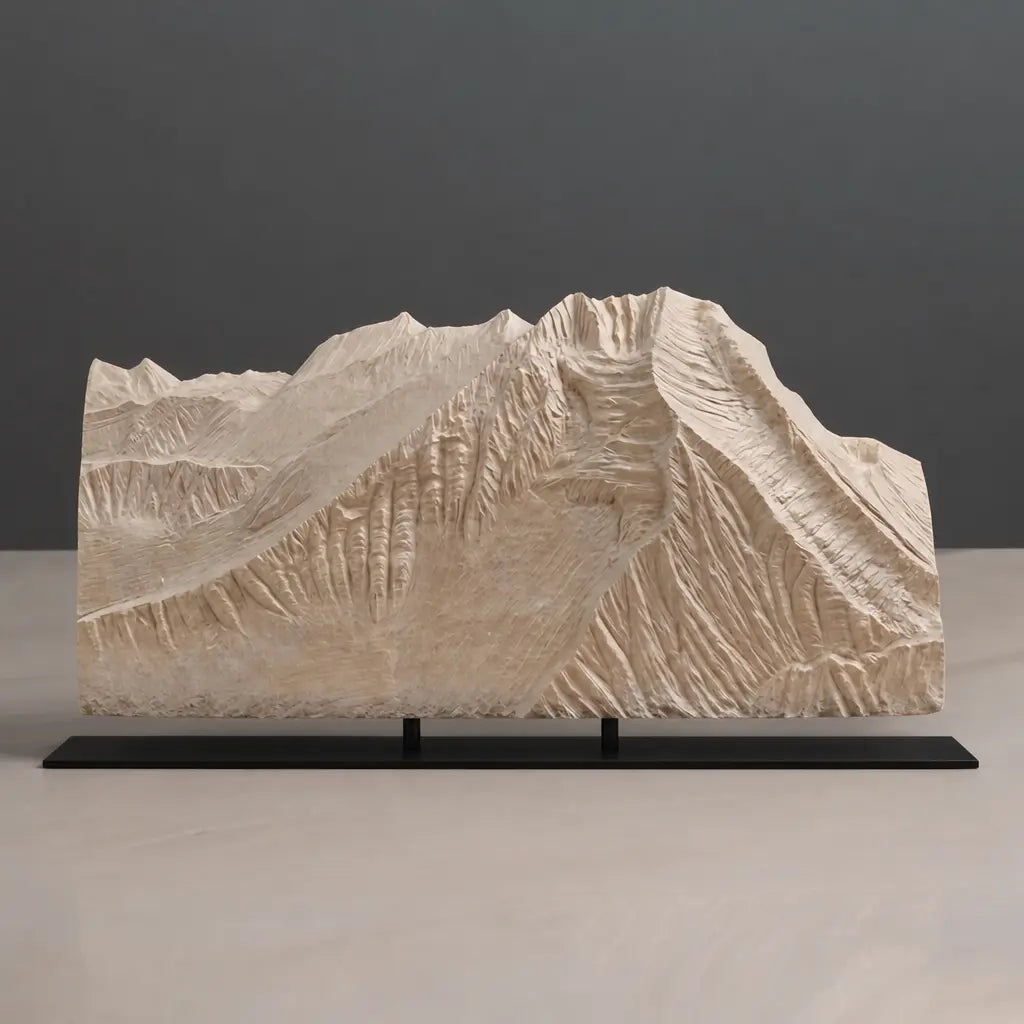 Vinson Massif Sculpture (Ellsworth Mountains, Antarctica) Sculpted Peaks