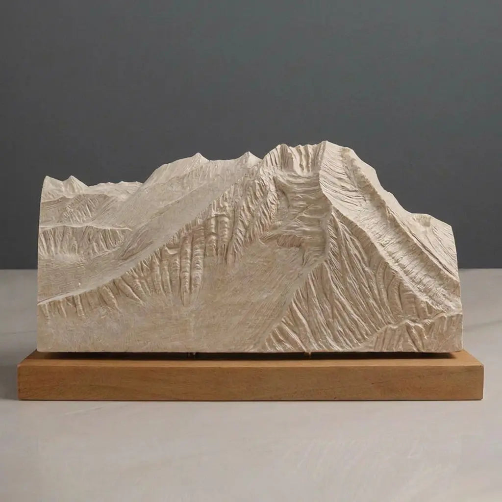 Vinson Massif Sculpture (Ellsworth Mountains, Antarctica) Sculpted Peaks