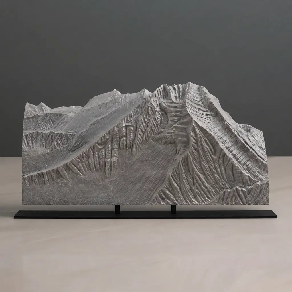 Vinson Massif Sculpture (Ellsworth Mountains, Antarctica) Sculpted Peaks