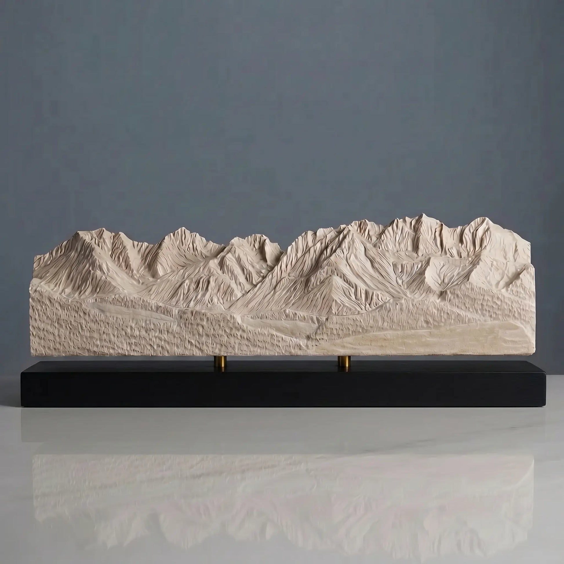 Wilder Kaiser Sculpture (Ellmau Farmhouse View, Tyrol, Austria) Sculpted Peaks
