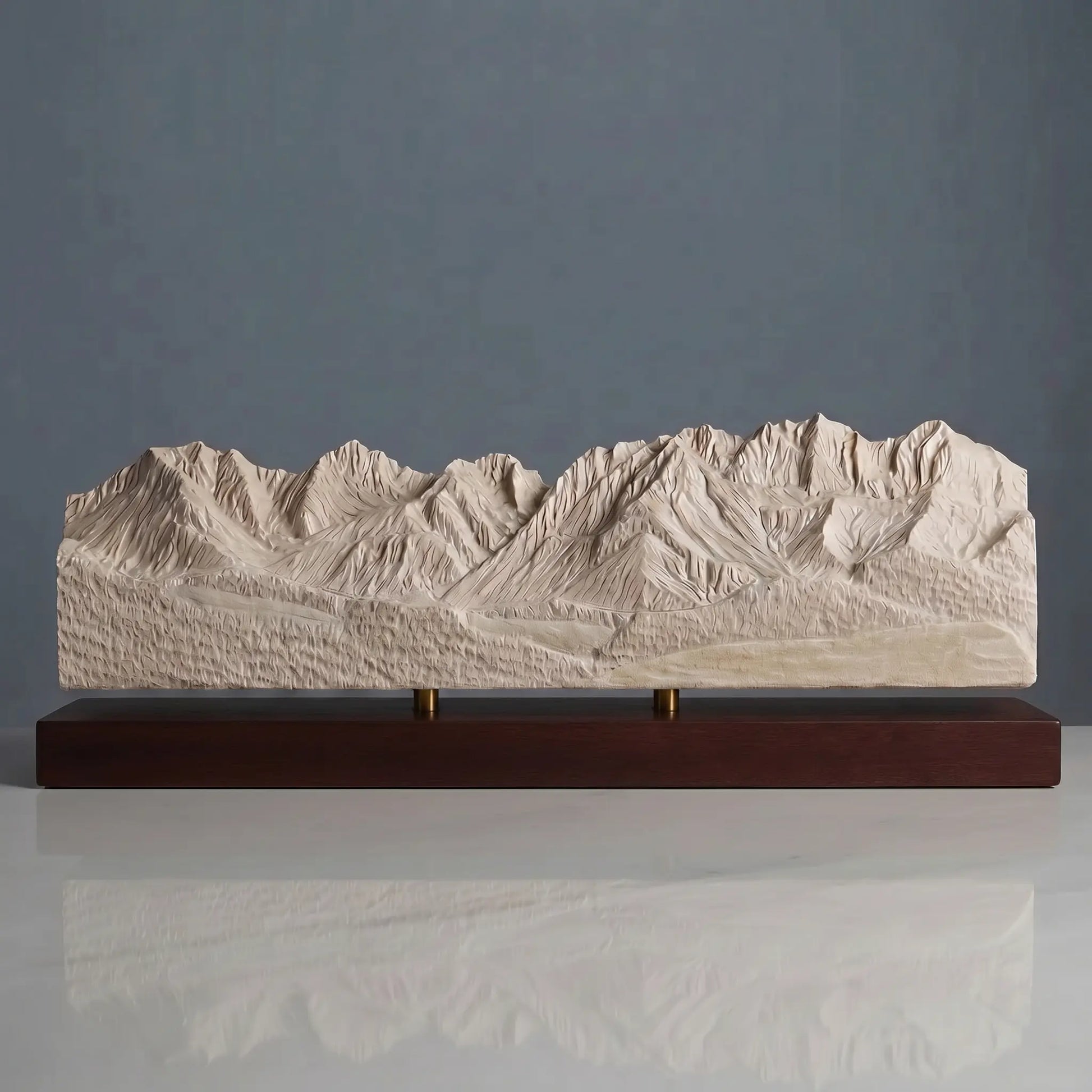 Wilder Kaiser Sculpture (Ellmau Farmhouse View, Tyrol, Austria) Sculpted Peaks