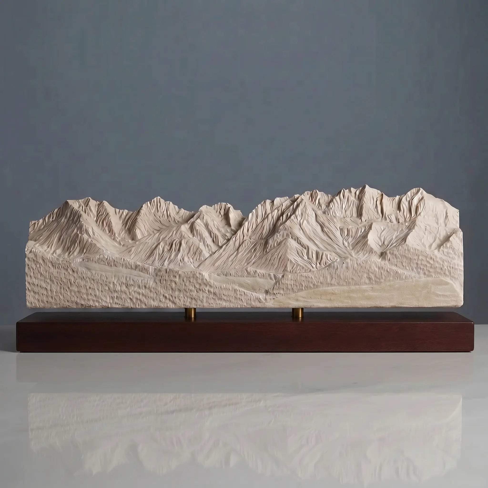 Wilder Kaiser Sculpture (Ellmau Farmhouse View, Tyrol, Austria) Sculpted Peaks