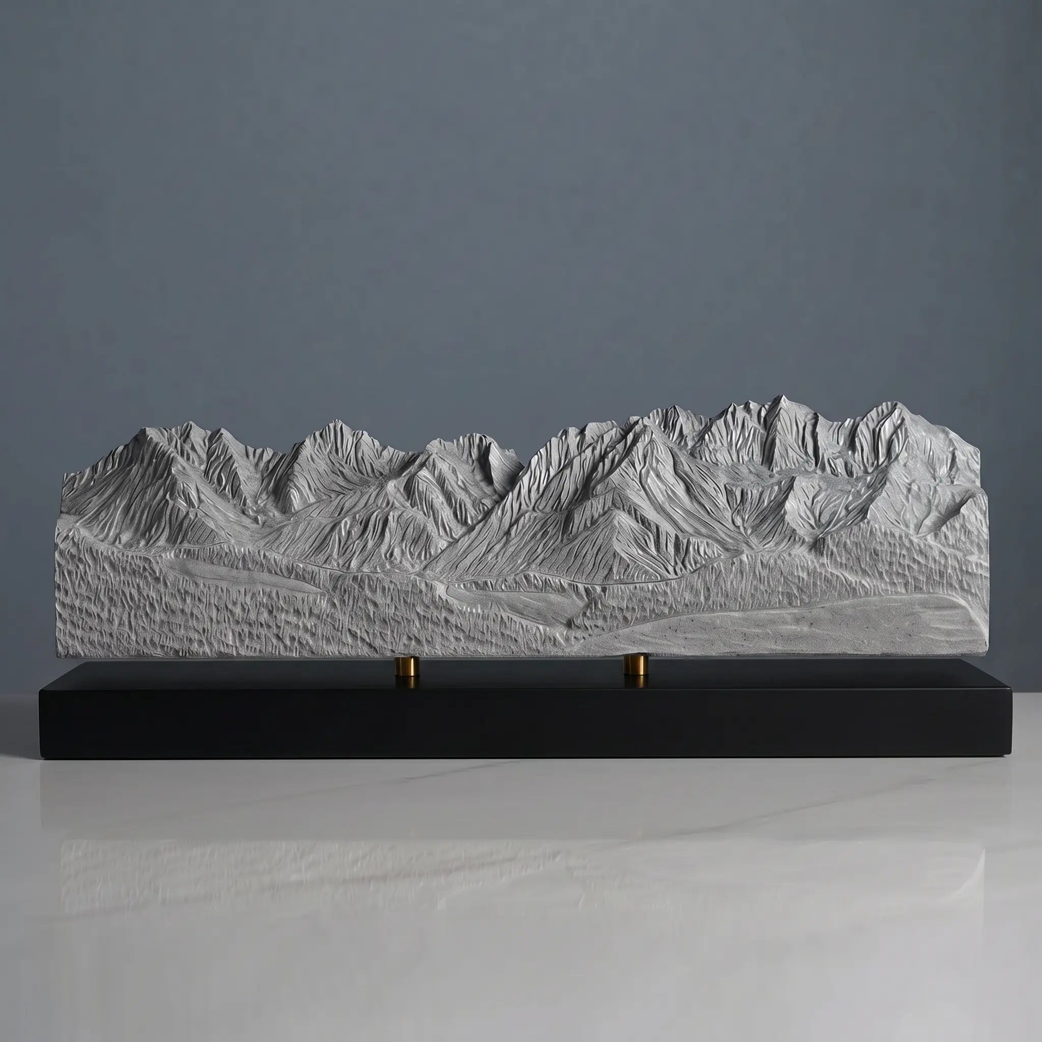 Wilder Kaiser Sculpture (Ellmau Farmhouse View, Tyrol, Austria) Sculpted Peaks