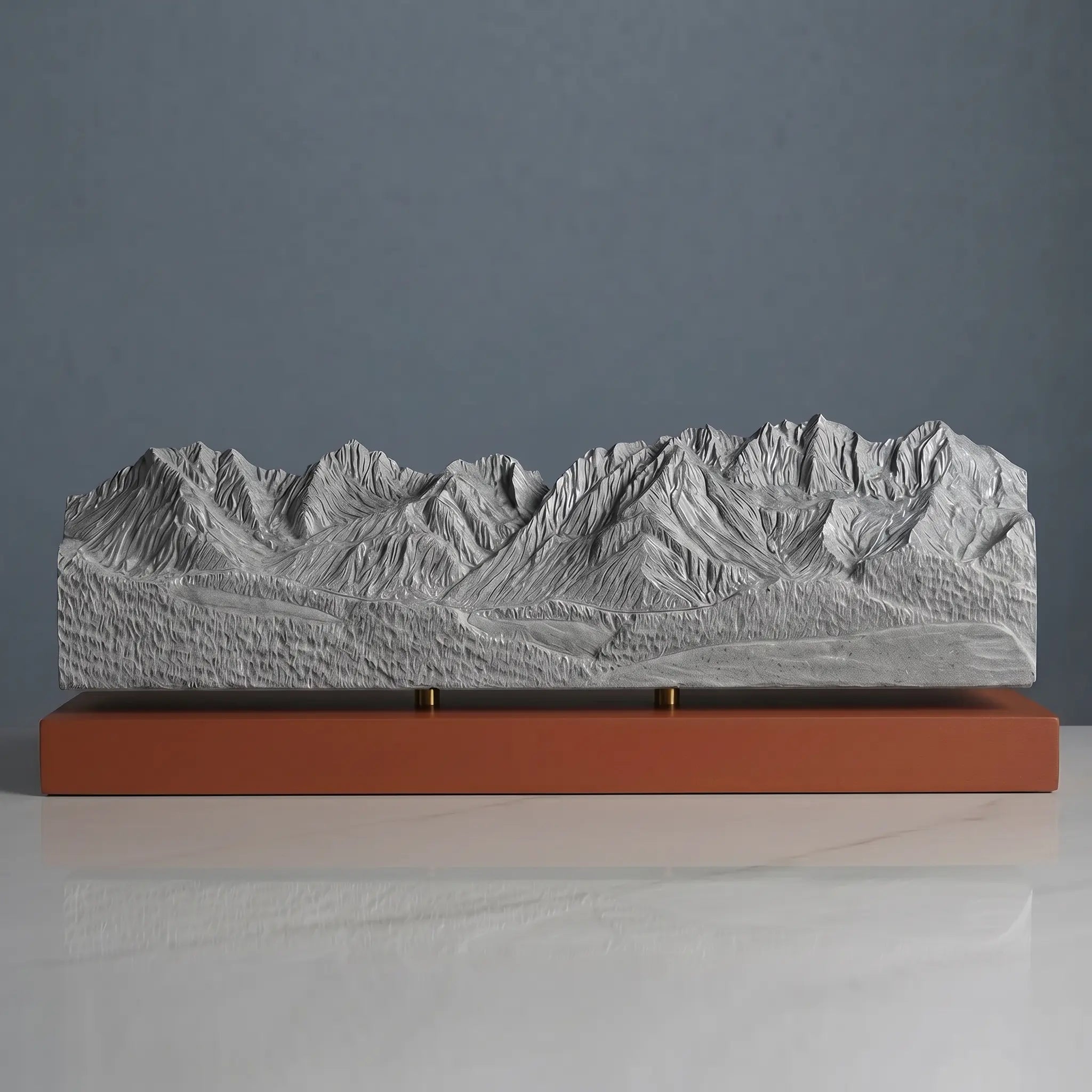Wilder Kaiser Sculpture (Ellmau Farmhouse View, Tyrol, Austria) Sculpted Peaks