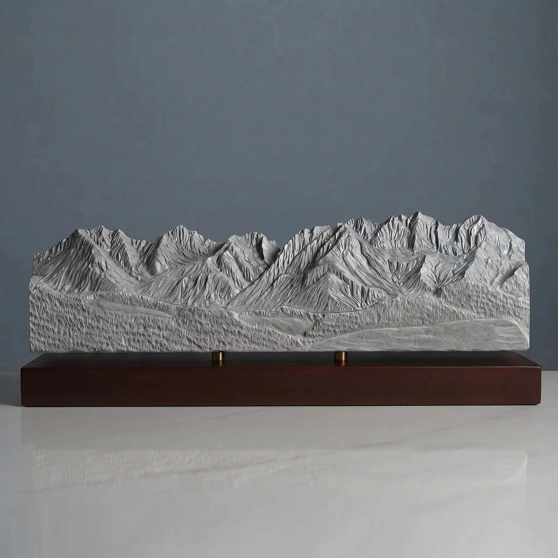 Wilder Kaiser Sculpture (Ellmau Farmhouse View, Tyrol, Austria) Sculpted Peaks