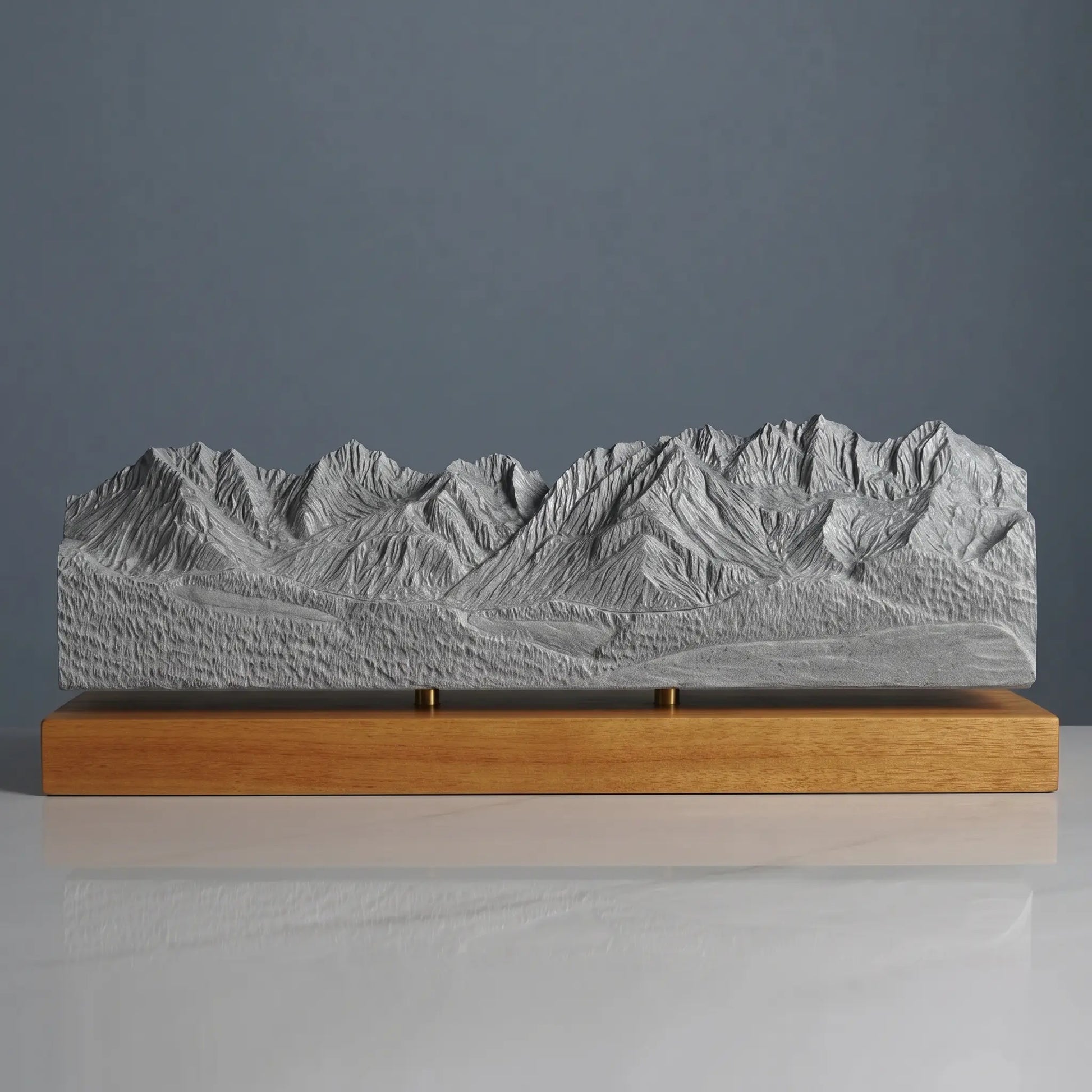 Wilder Kaiser Sculpture (Ellmau Farmhouse View, Tyrol, Austria) Sculpted Peaks