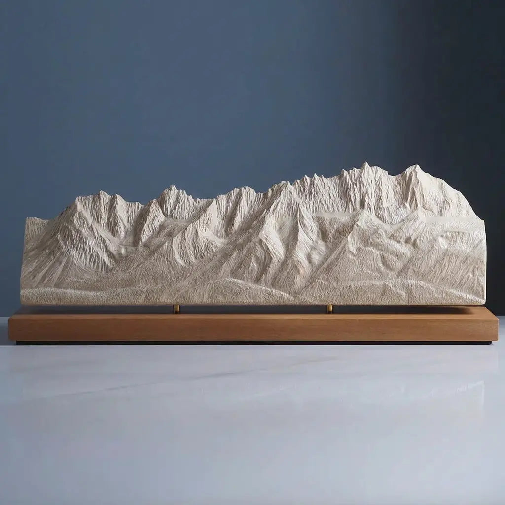 Wilder Kaiser Sculpture (South Face View, Tyrolean Alps, Austria) Sculpted Peaks