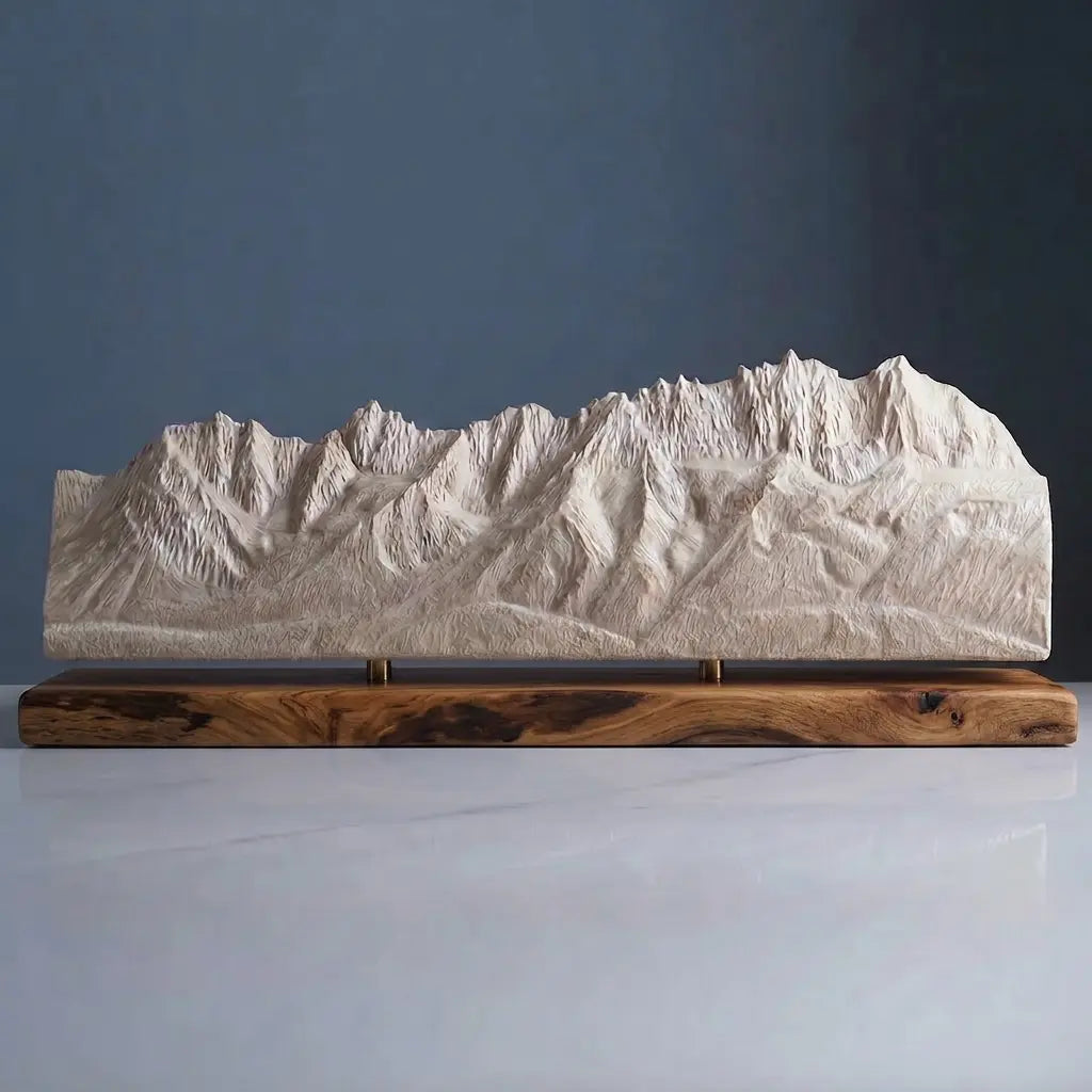 Wilder Kaiser Sculpture (South Face View, Tyrolean Alps, Austria) Sculpted Peaks