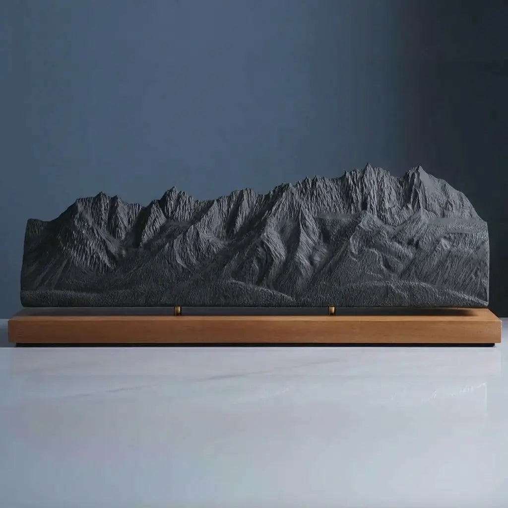 Wilder Kaiser Sculpture (South Face View, Tyrolean Alps, Austria) Sculpted Peaks