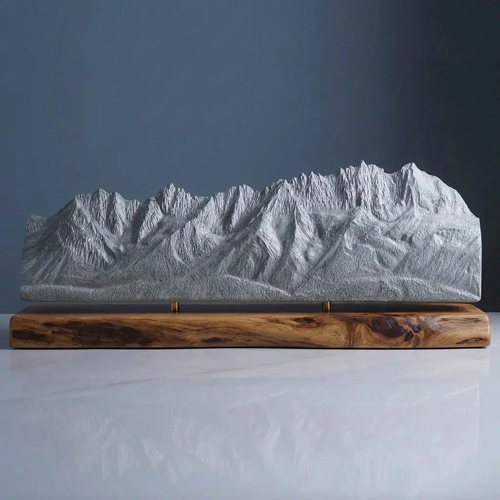 Wilder Kaiser Sculpture (South Face View, Tyrolean Alps, Austria) Sculpted Peaks