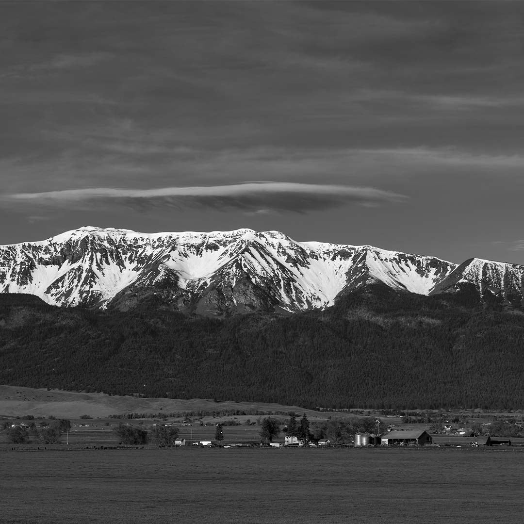 Wallowa Mountains (View from Wallowa Valley, Blue Mountains, Oregon) First Edition Sculpture Sculpted Peaks