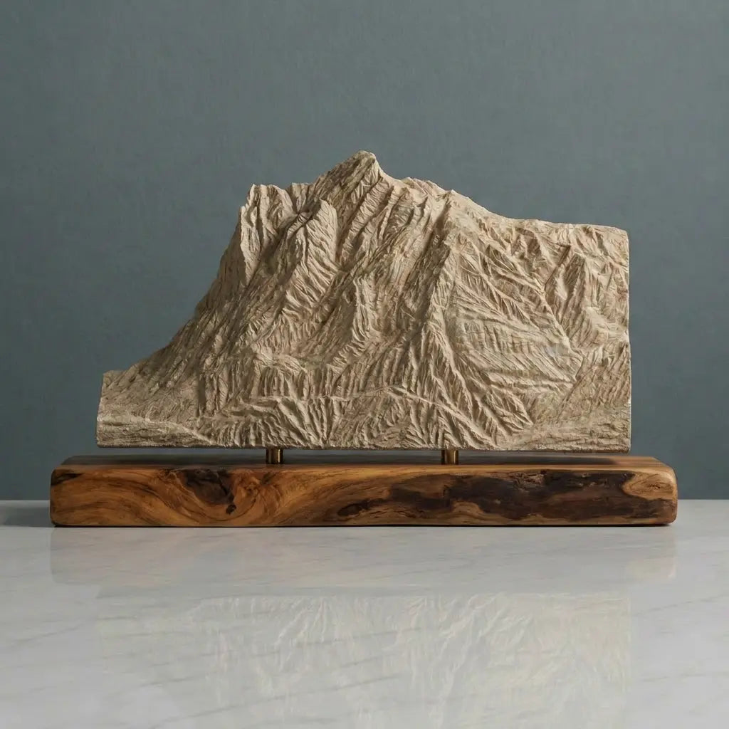 Wetterhorn Sculpture (View from Grindelwald, Switzerland) Sculpted Peaks