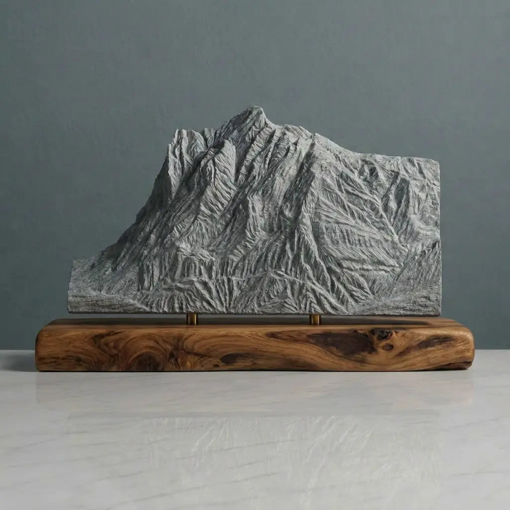 Wetterhorn Sculpture (View from Grindelwald, Switzerland) Sculpted Peaks