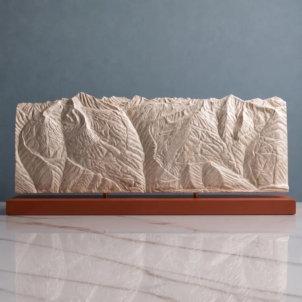Whistler Mountain & Blackcomb Peak Sculpture - Whistler Blackcomb Sculpted Peaks