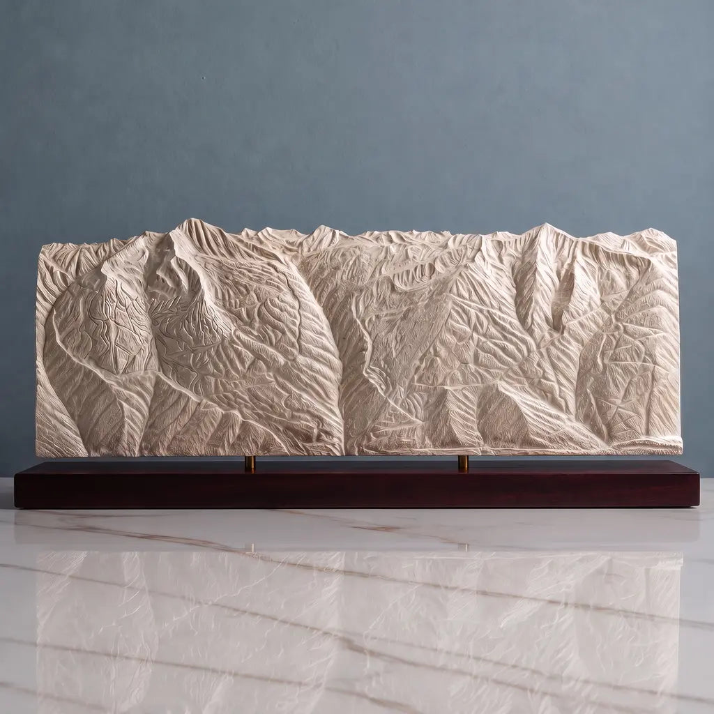Whistler Mountain & Blackcomb Peak Sculpture - Whistler Blackcomb Sculpted Peaks