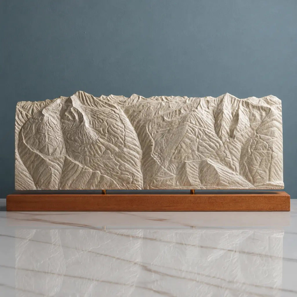 Whistler Mountain & Blackcomb Peak Sculpture - Whistler Blackcomb Sculpted Peaks