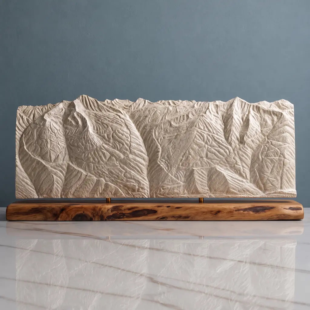 Whistler Mountain & Blackcomb Peak Sculpture - Whistler Blackcomb Sculpted Peaks