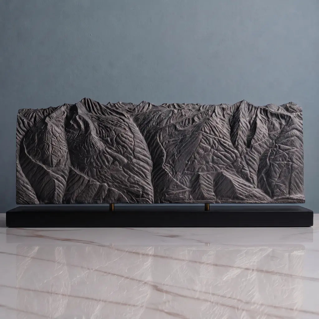 Whistler Mountain & Blackcomb Peak Sculpture - Whistler Blackcomb Sculpted Peaks