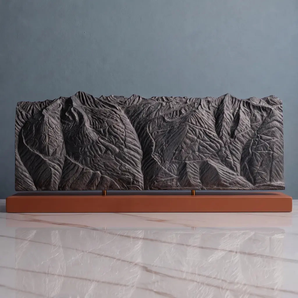 Whistler Mountain & Blackcomb Peak Sculpture - Whistler Blackcomb Sculpted Peaks