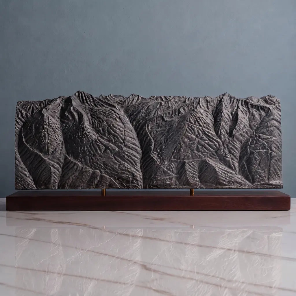 Whistler Mountain & Blackcomb Peak Sculpture - Whistler Blackcomb Sculpted Peaks