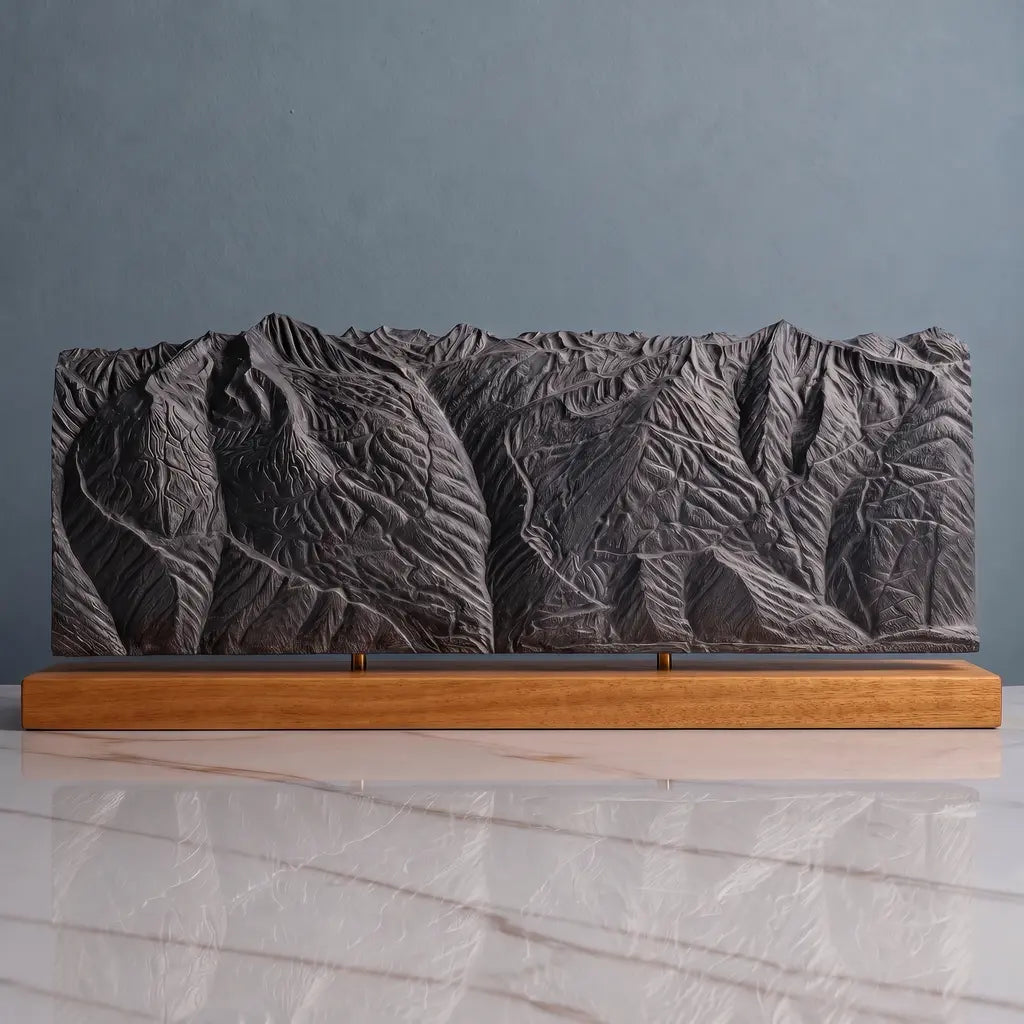 Whistler Mountain & Blackcomb Peak Sculpture - Whistler Blackcomb Sculpted Peaks