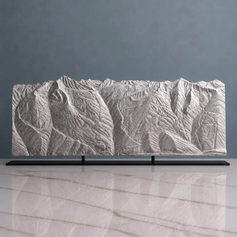 Whistler Mountain & Blackcomb Peak Sculpture - Whistler Blackcomb Sculpted Peaks