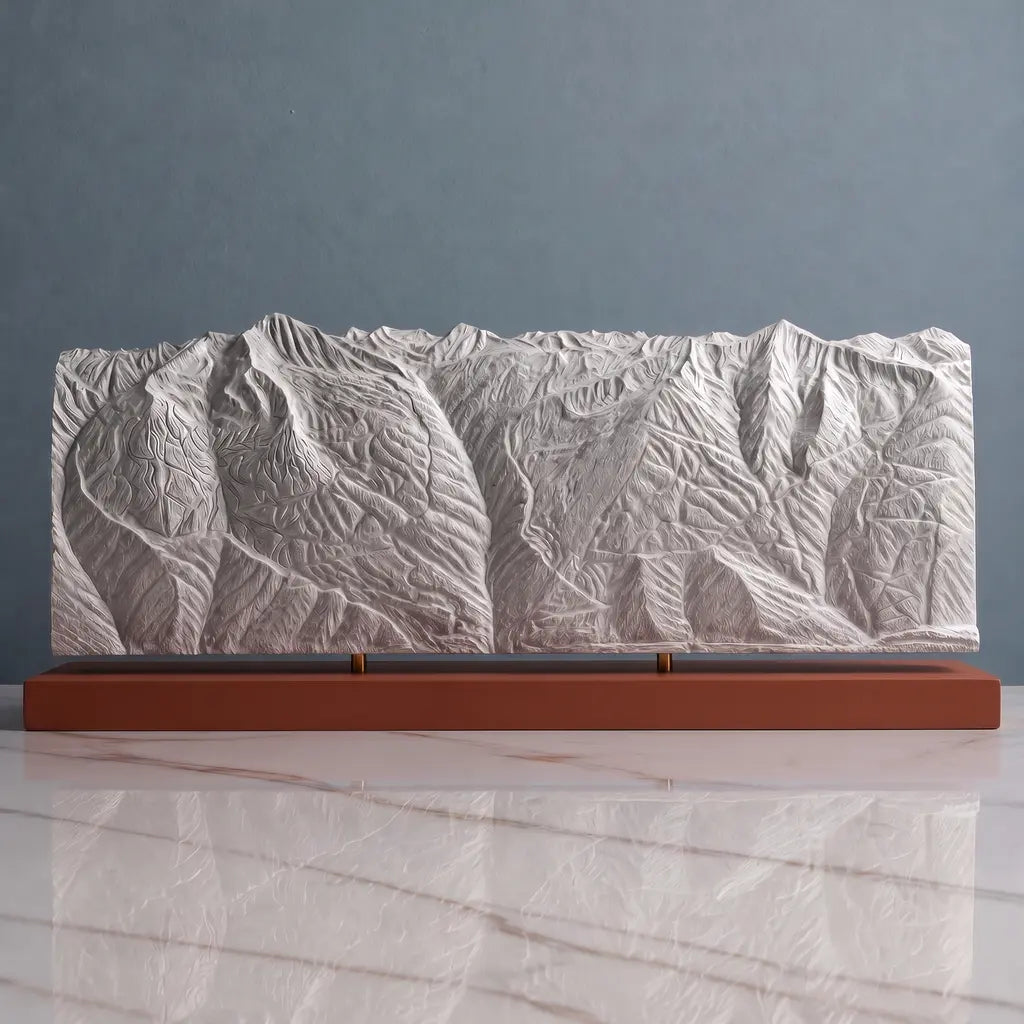 Whistler Mountain & Blackcomb Peak Sculpture - Whistler Blackcomb Sculpted Peaks