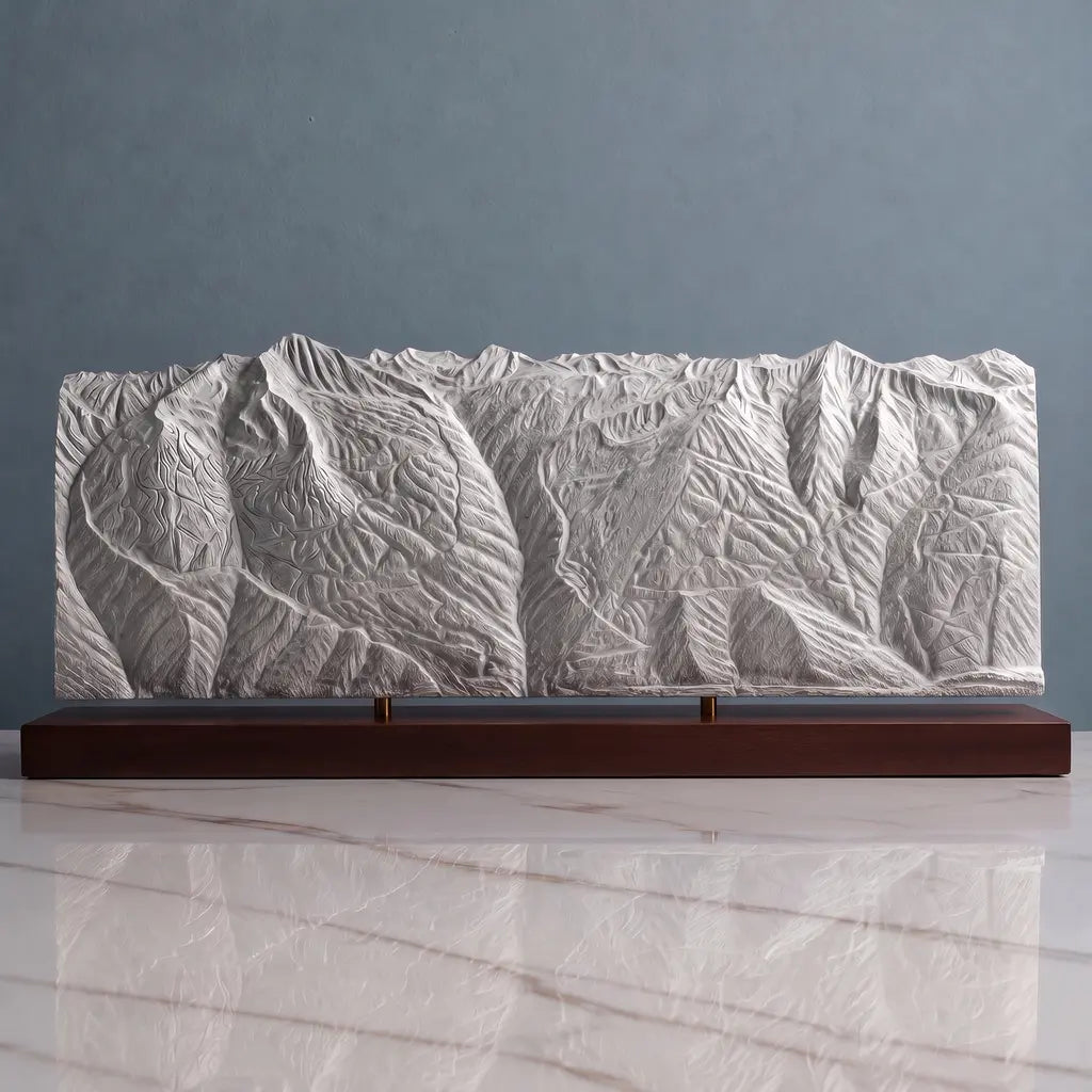 Whistler Mountain & Blackcomb Peak Sculpture - Whistler Blackcomb Sculpted Peaks