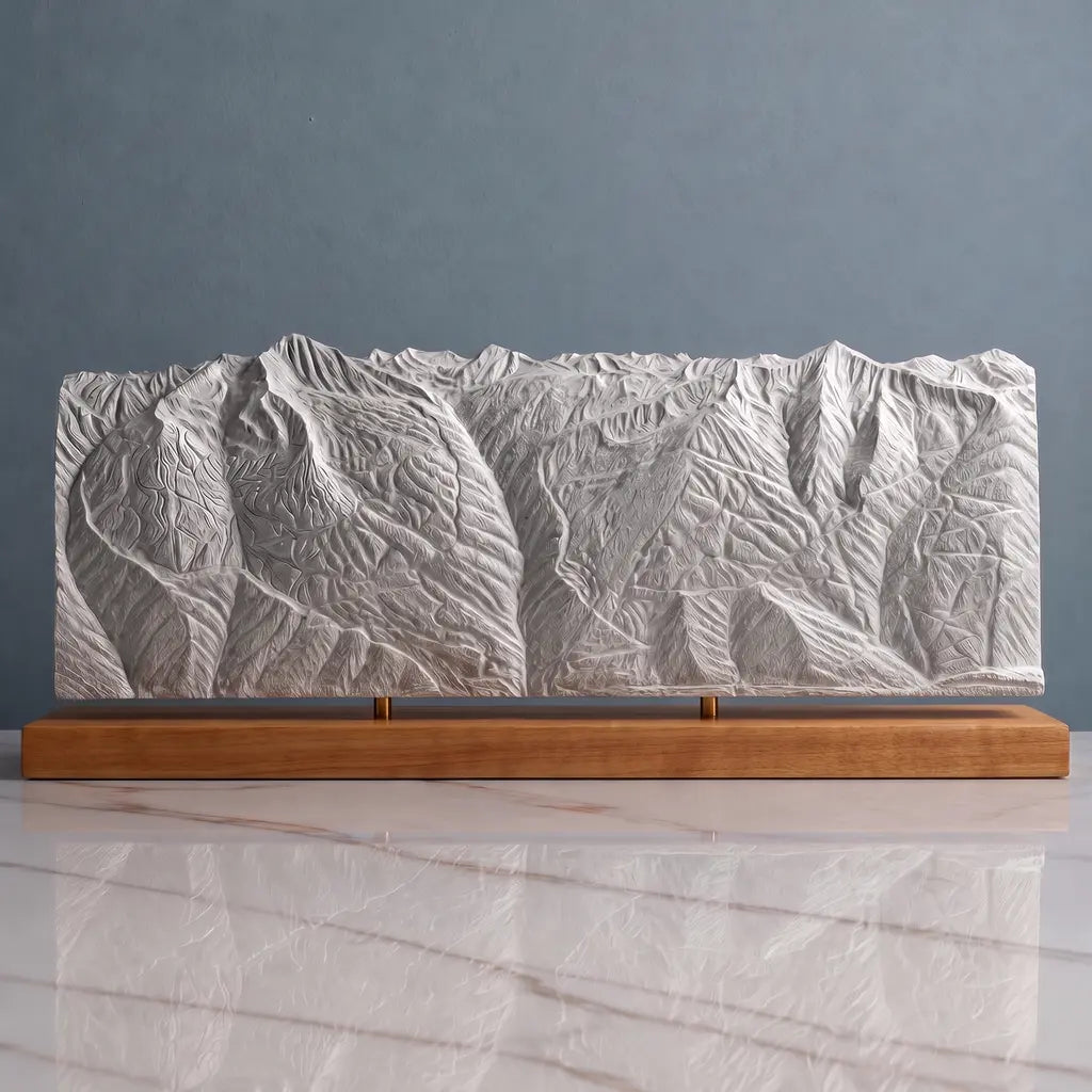 Whistler Mountain & Blackcomb Peak Sculpture - Whistler Blackcomb Sculpted Peaks