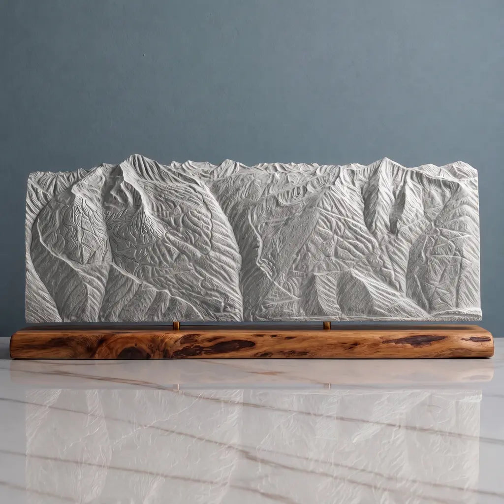 Whistler Mountain & Blackcomb Peak Sculpture - Whistler Blackcomb Sculpted Peaks