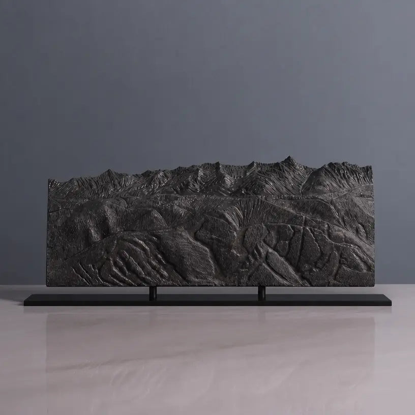 Whitefish Mountain Resort Sculpture (Whitefish, Montana) Sculpted Peaks