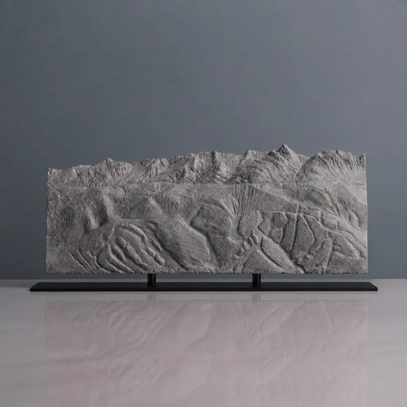 Whitefish Mountain Resort Sculpture (Whitefish, Montana) Sculpted Peaks