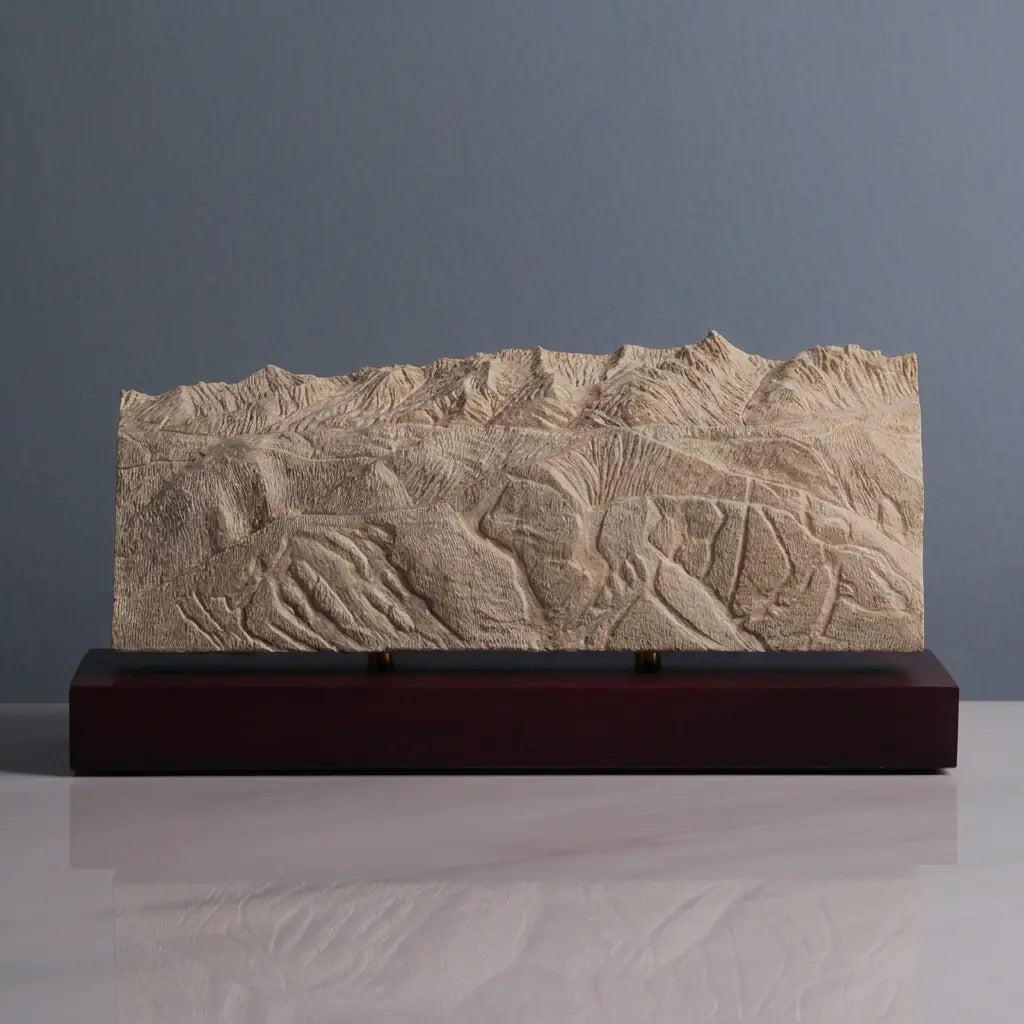 Whitefish Mountain Resort Sculpture (Whitefish, Montana) Sculpted Peaks