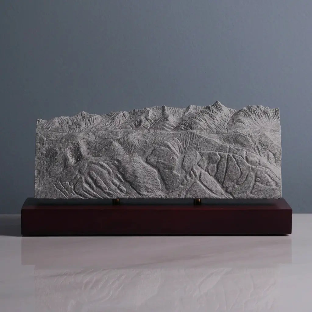 Whitefish Mountain Resort Sculpture (Whitefish, Montana) Sculpted Peaks