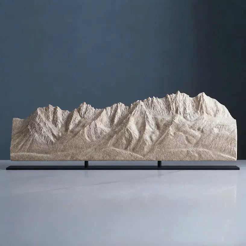 Wilder Kaiser Sculpture (South Face View, Tyrolean Alps, Austria) Sculpted Peaks