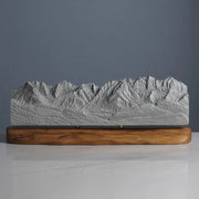 Wilder Kaiser Sculpture (Ellmau Farmhouse View, Tyrol, Austria) Sculpted Peaks